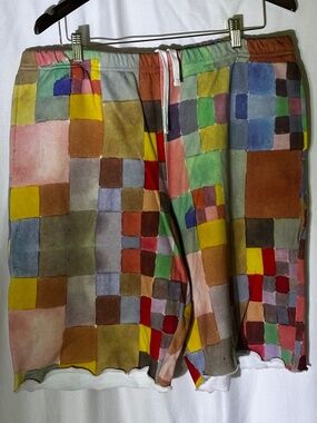 Men's - Sz XL Mark McNairy McNairy & Co Melmac Check Sweat Short